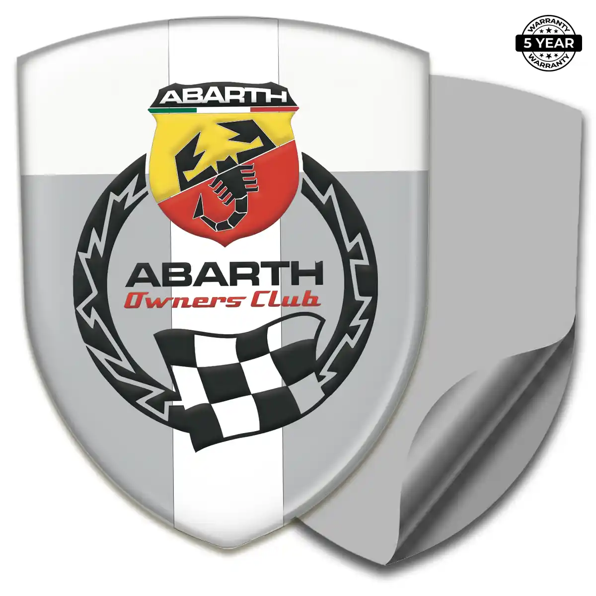Abarth Car Badge Sticker Noble Edition