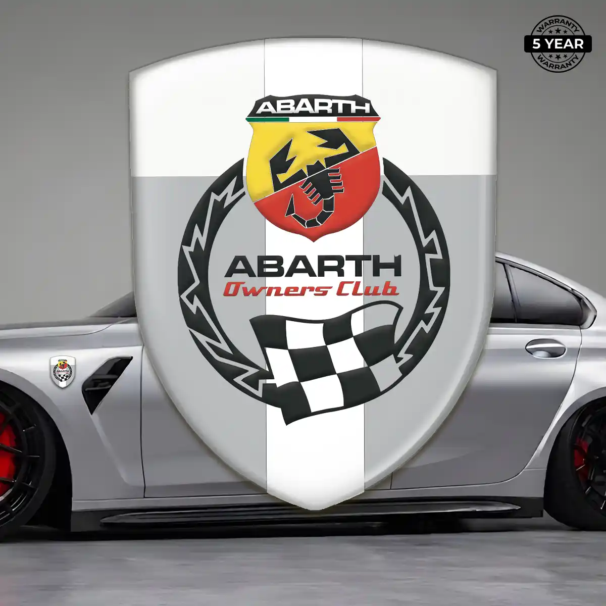 Abarth Car Badge Sticker Noble Edition