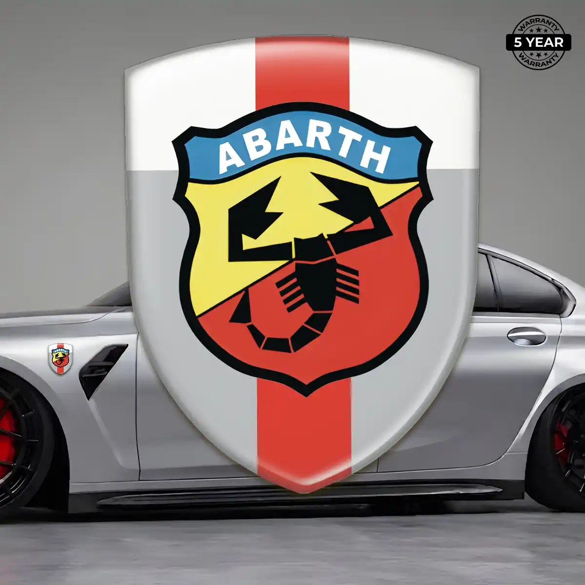 Abarth Car Badge Sticker Opulent Line