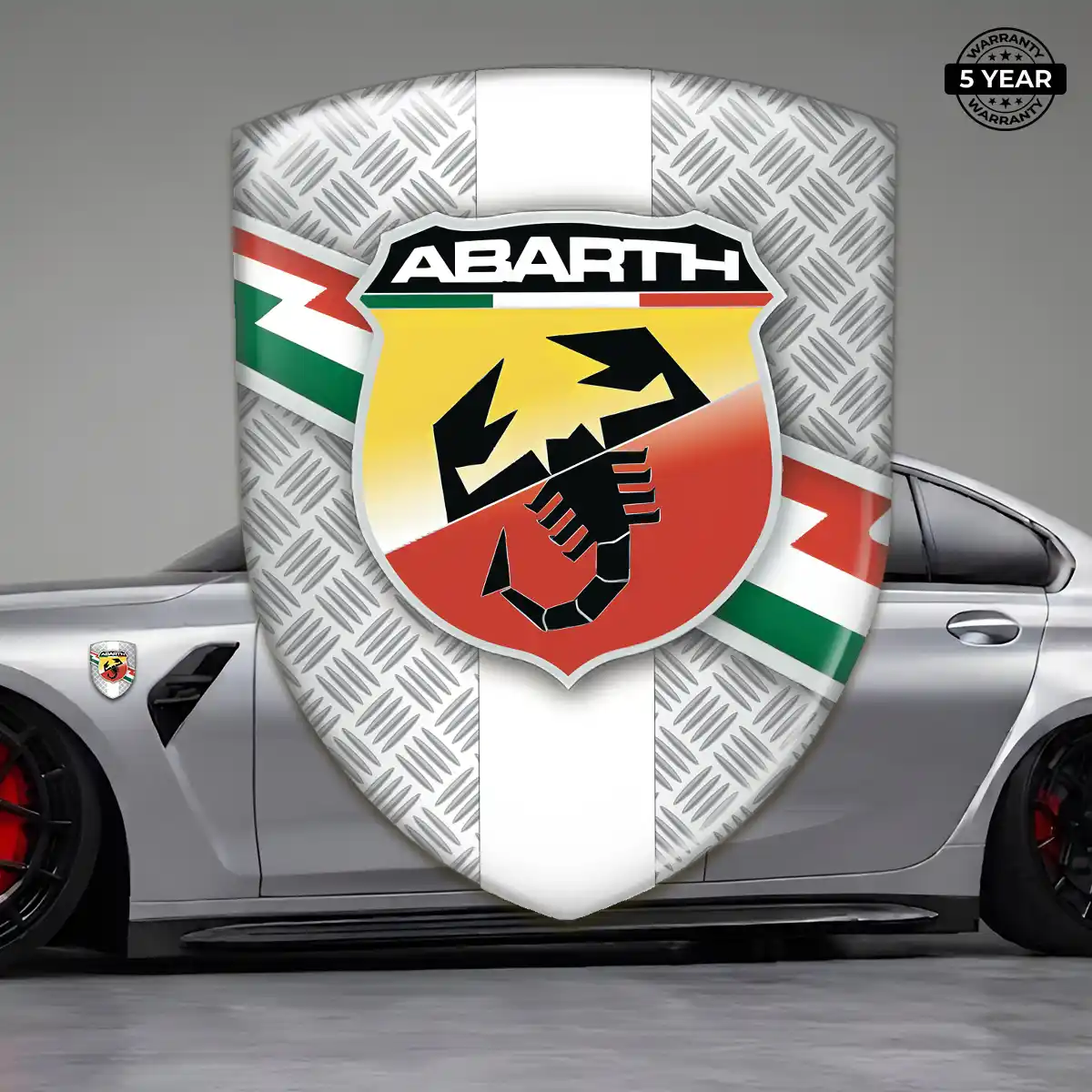 Abarth Car Badge Sticker Outer Style
