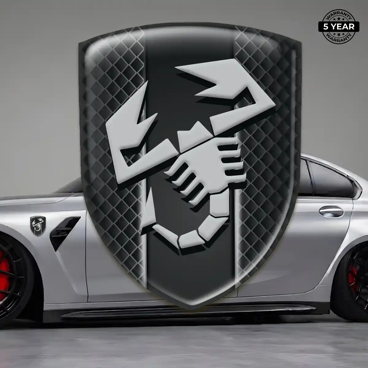 Abarth Car Badge Sticker Performance Style