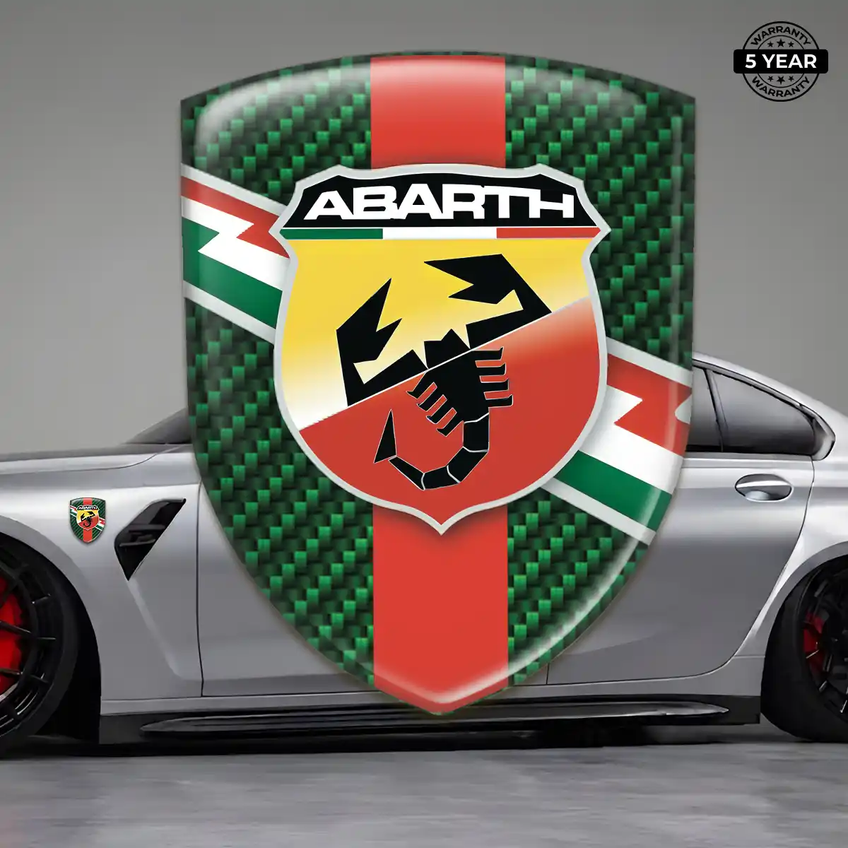 Abarth Car Badge Sticker Prime Quality