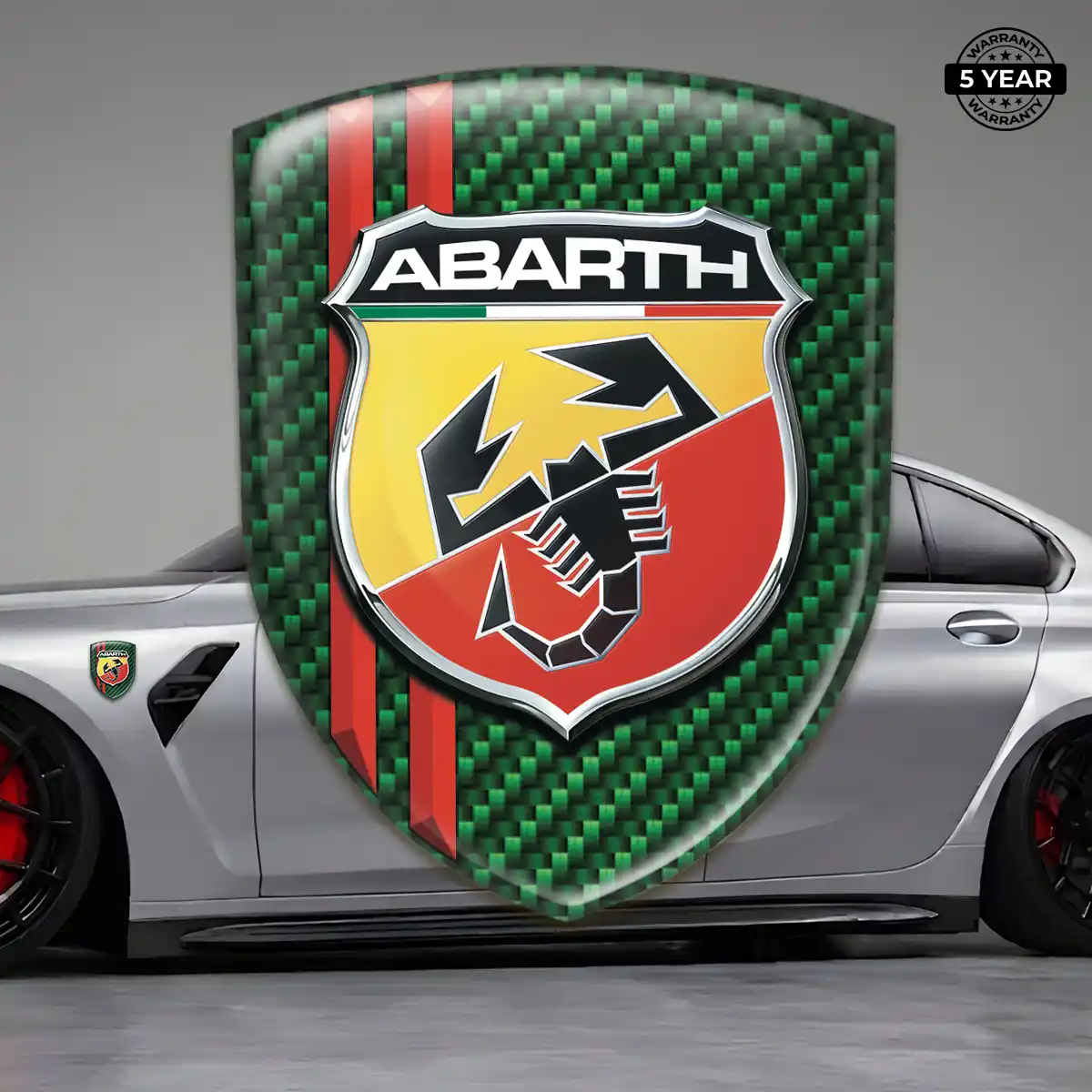 Abarth Car Badge Sticker Sleek Style