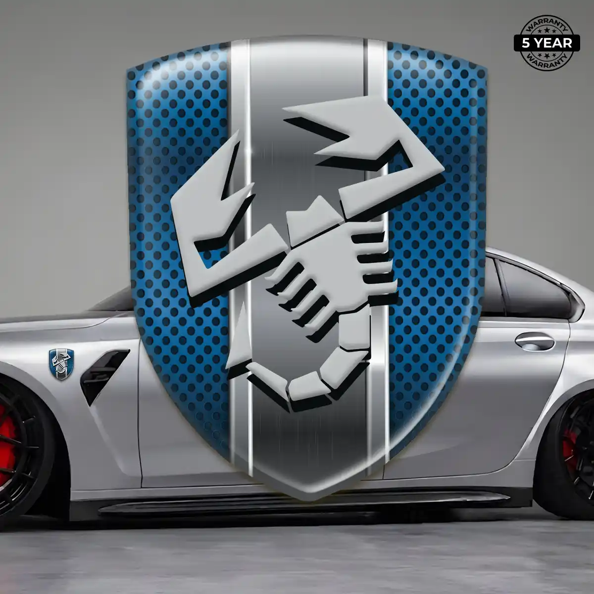 Abarth Car Badge Sticker Street Tuning