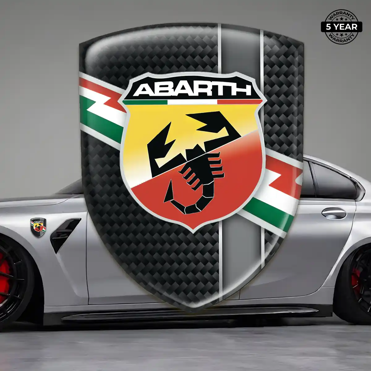 Abarth Car Emblem Decal Deluxe Edition