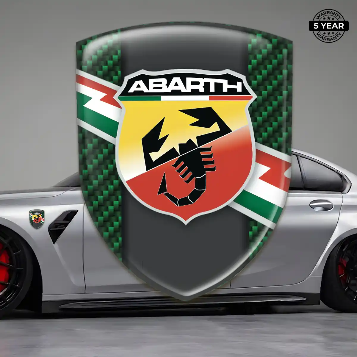 Abarth Car Emblem Decal Elite Edition