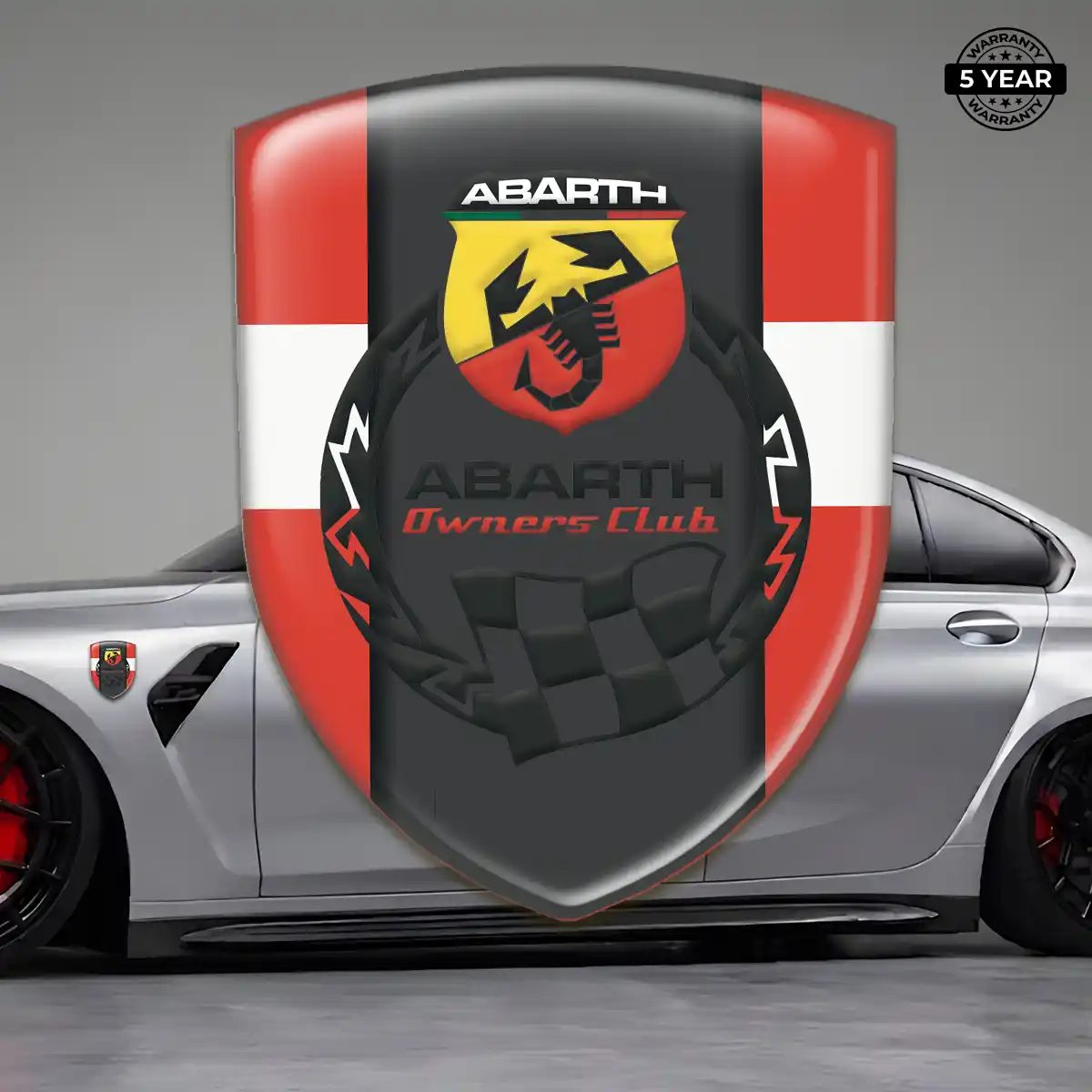 Abarth Car Emblem Decal Noble Edition