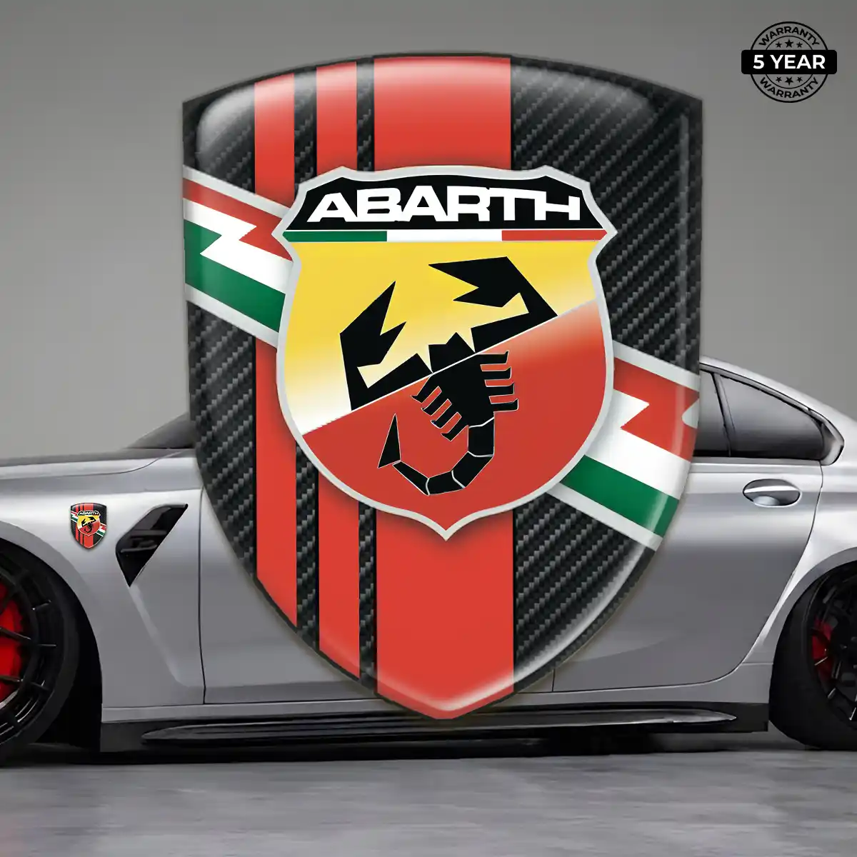 Abarth Car Emblem Decal Prestige Line