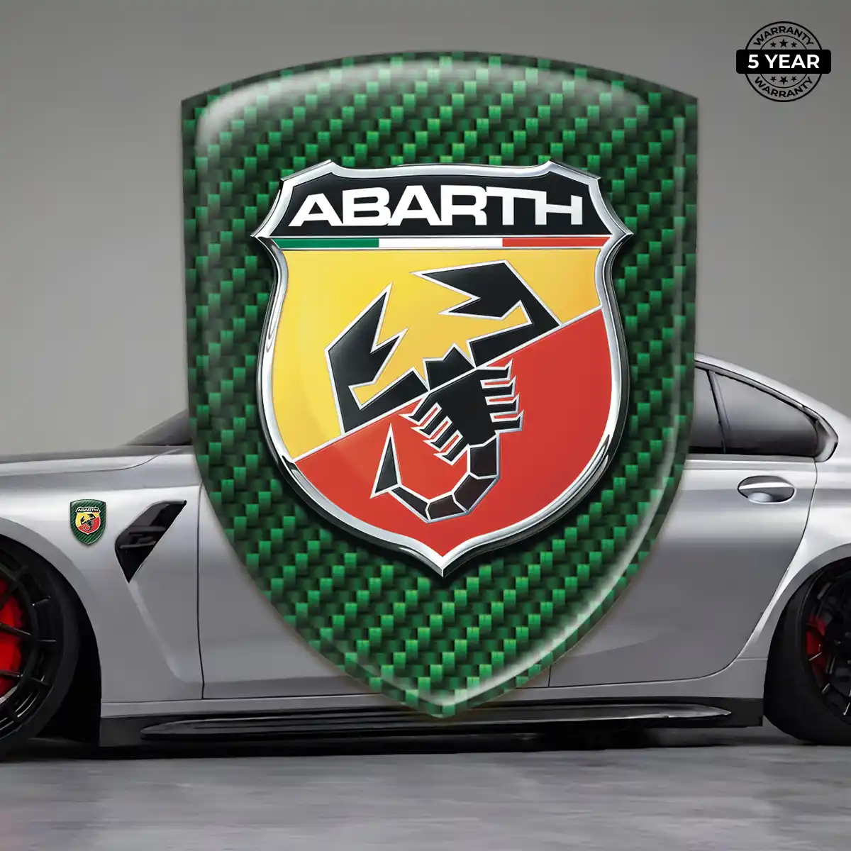 Abarth Car Emblem Decal Prime Quality