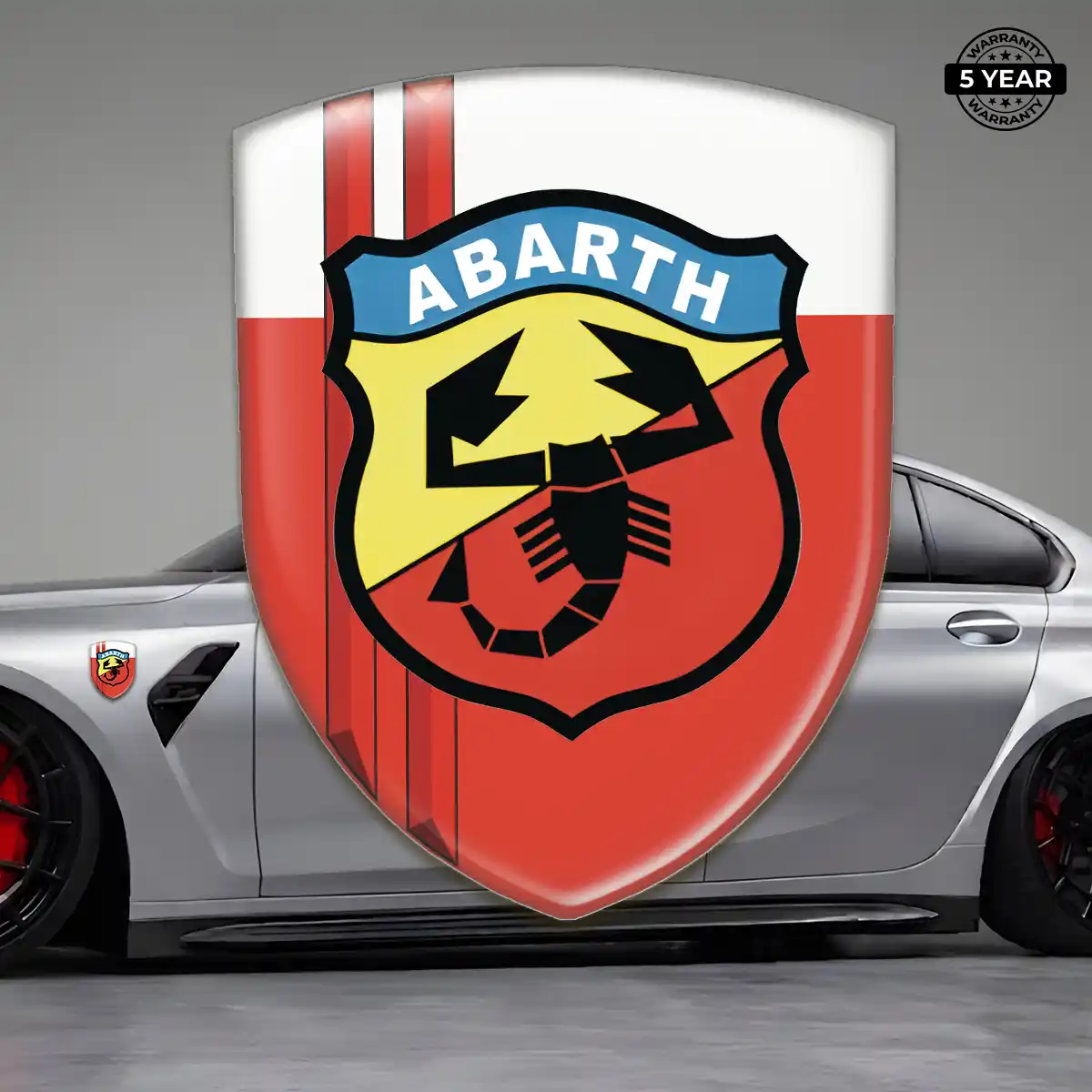 Abarth Car Emblem Decal Refined Design
