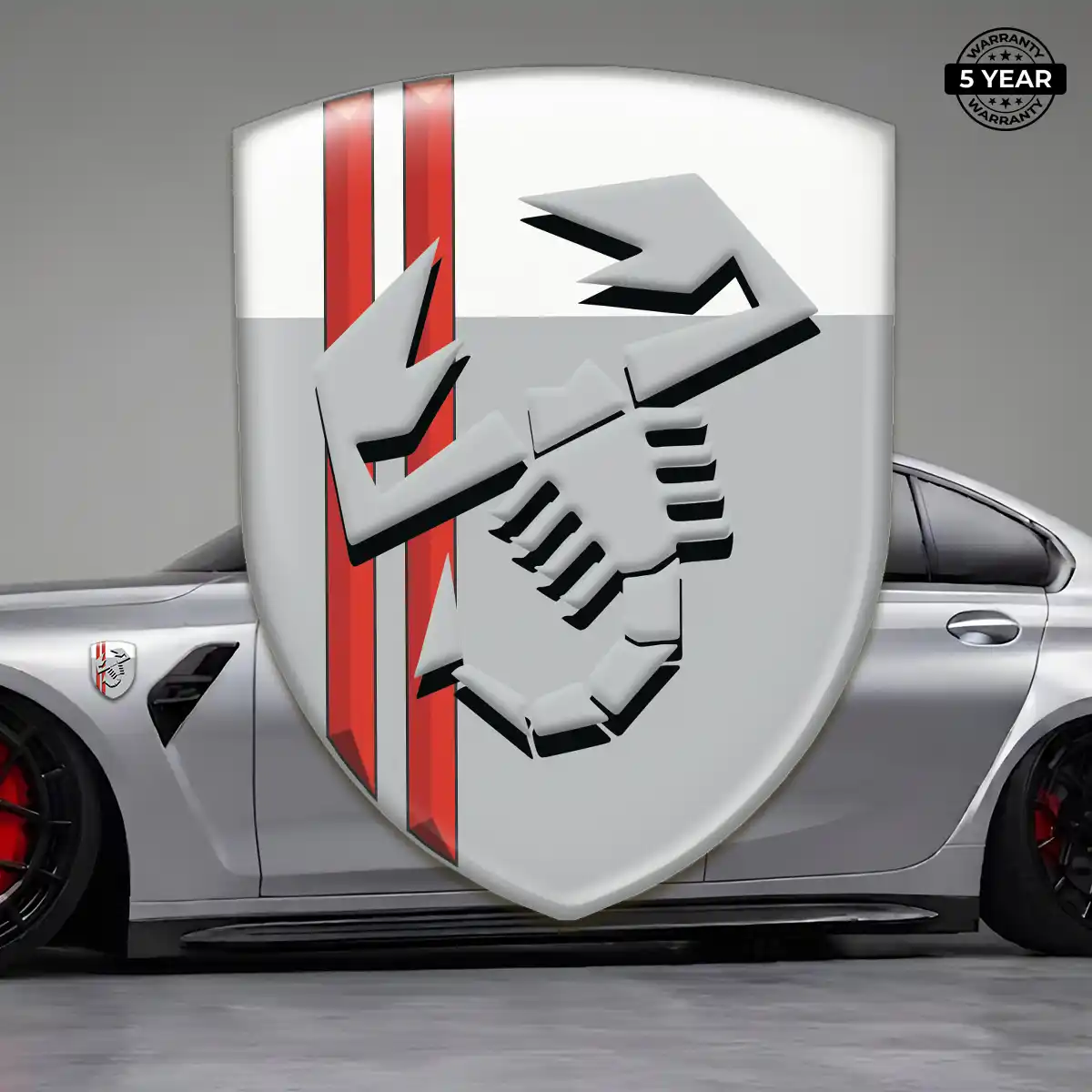 Abarth Car Emblem Decal Resin Luxe
