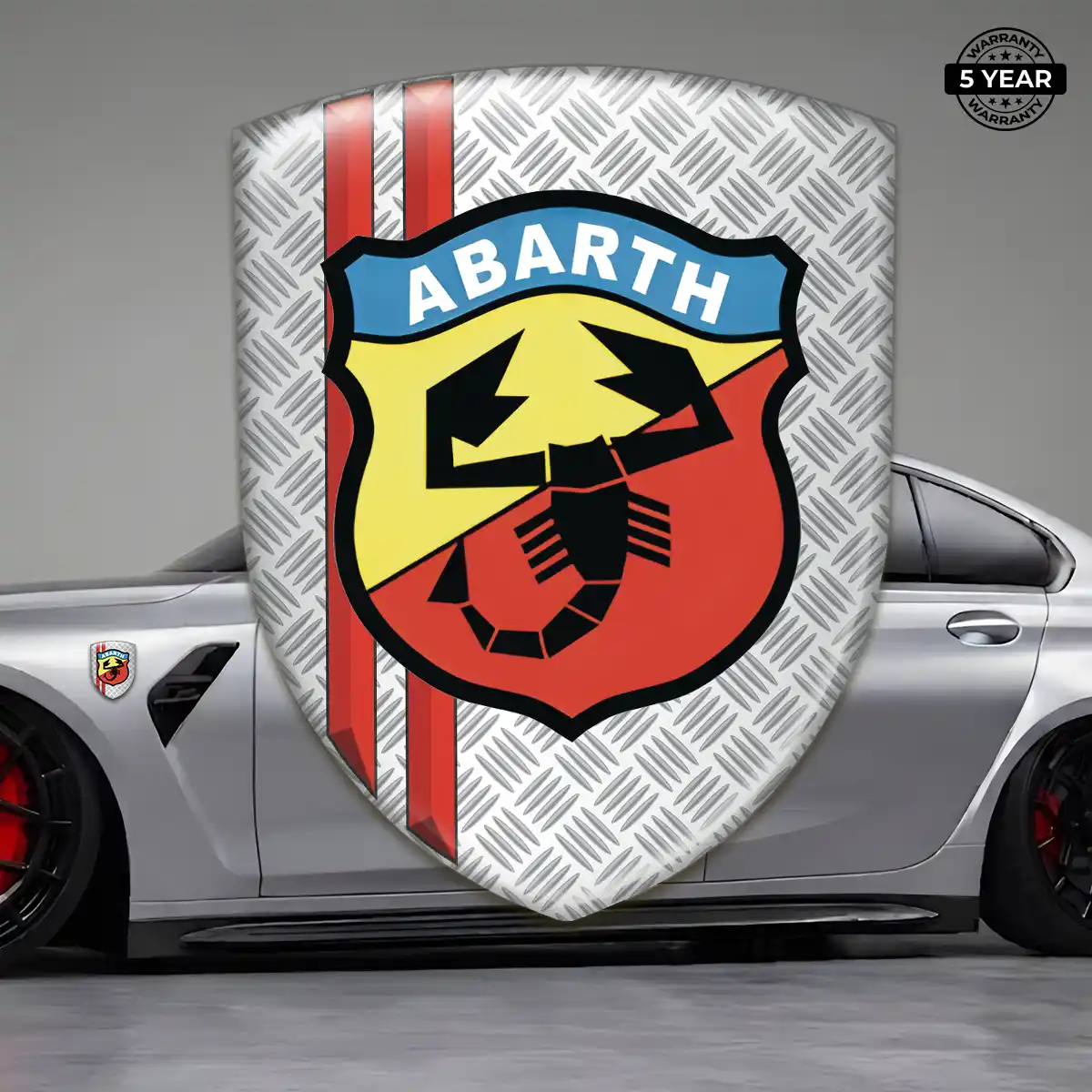 Abarth Car Emblem Decal Signature Grade