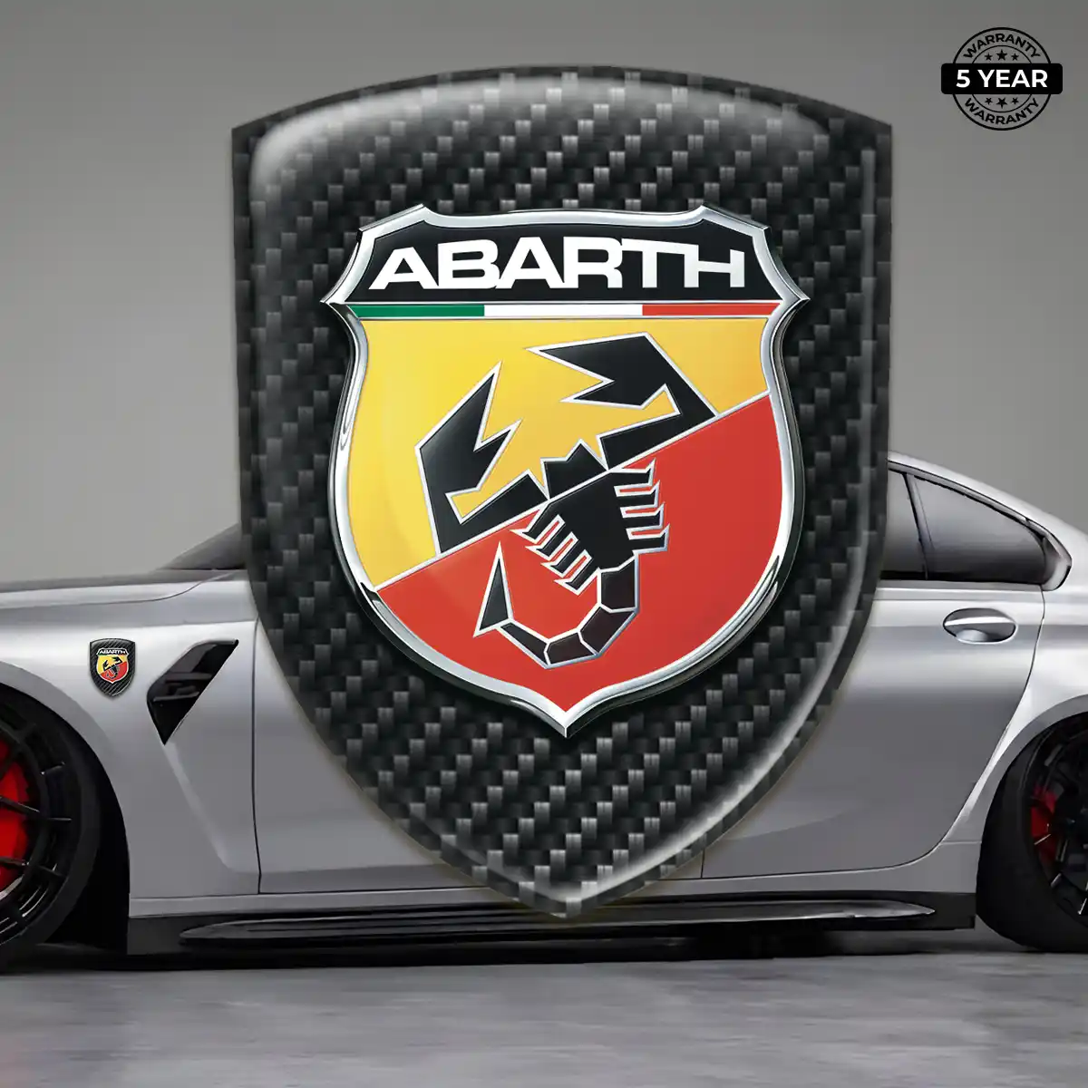 Abarth Car Emblem Decal Sport Tuning