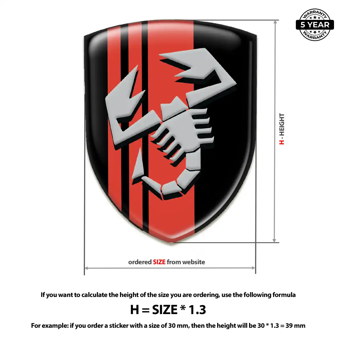 Abarth Car Emblem Decal Superior Craft
