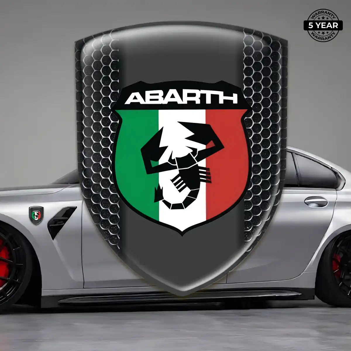 Abarth Car Emblem Overlay Elite Edition