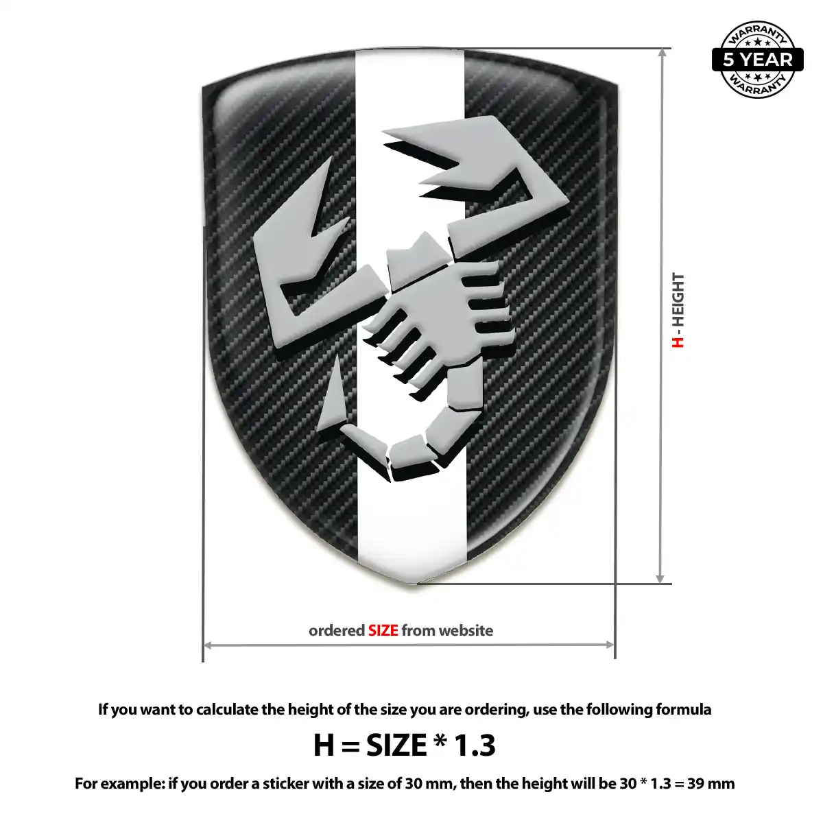 Abarth Car Emblem Overlay Exclusive Series