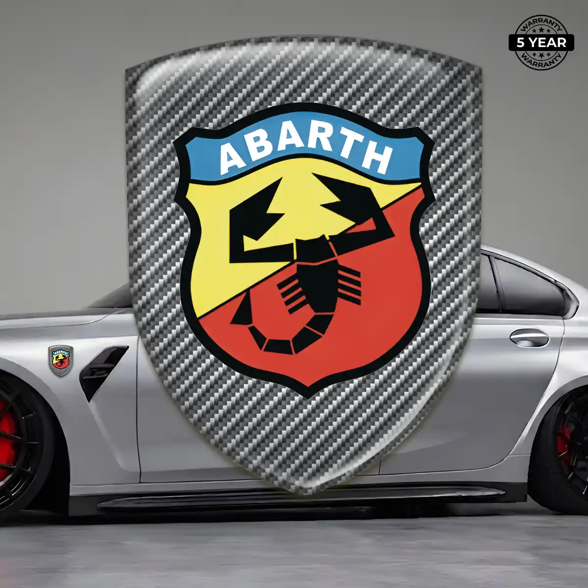 Abarth Car Emblem Overlay Noble Edition