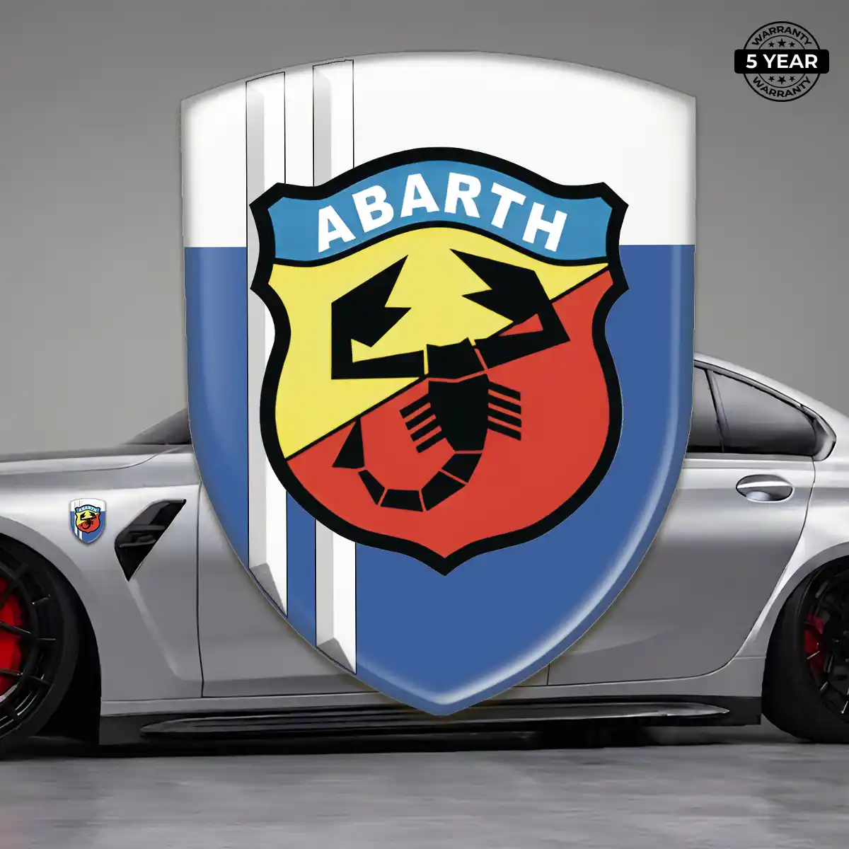Abarth Car Emblem Overlay Refined Design