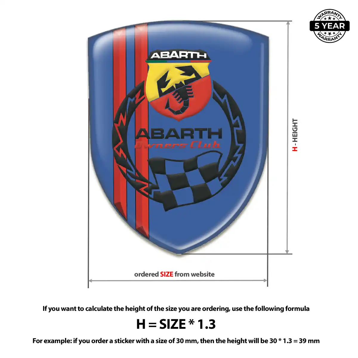 Abarth Car Emblem Overlay Sport Tuning