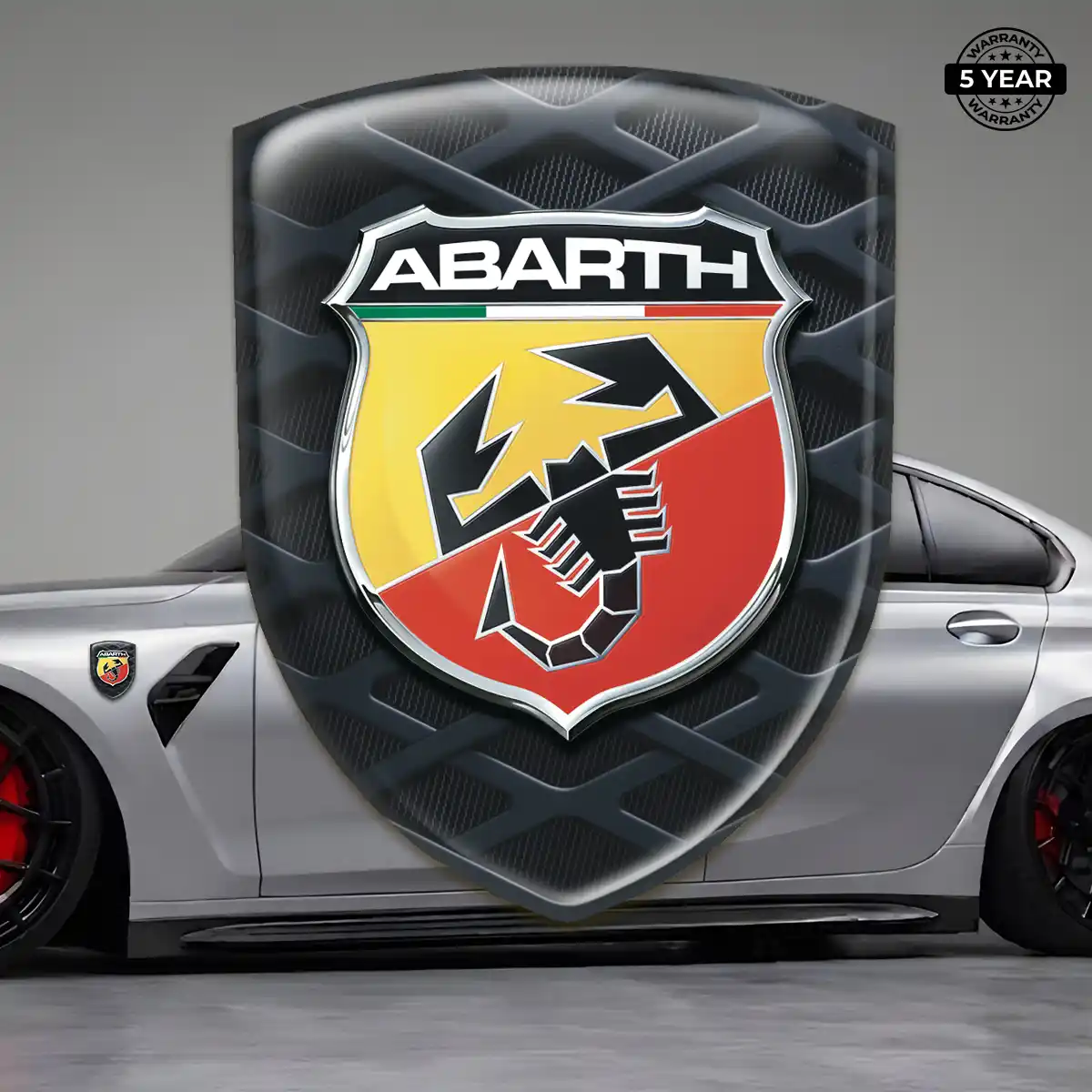 Abarth Car Emblem Overlay Superior Craft