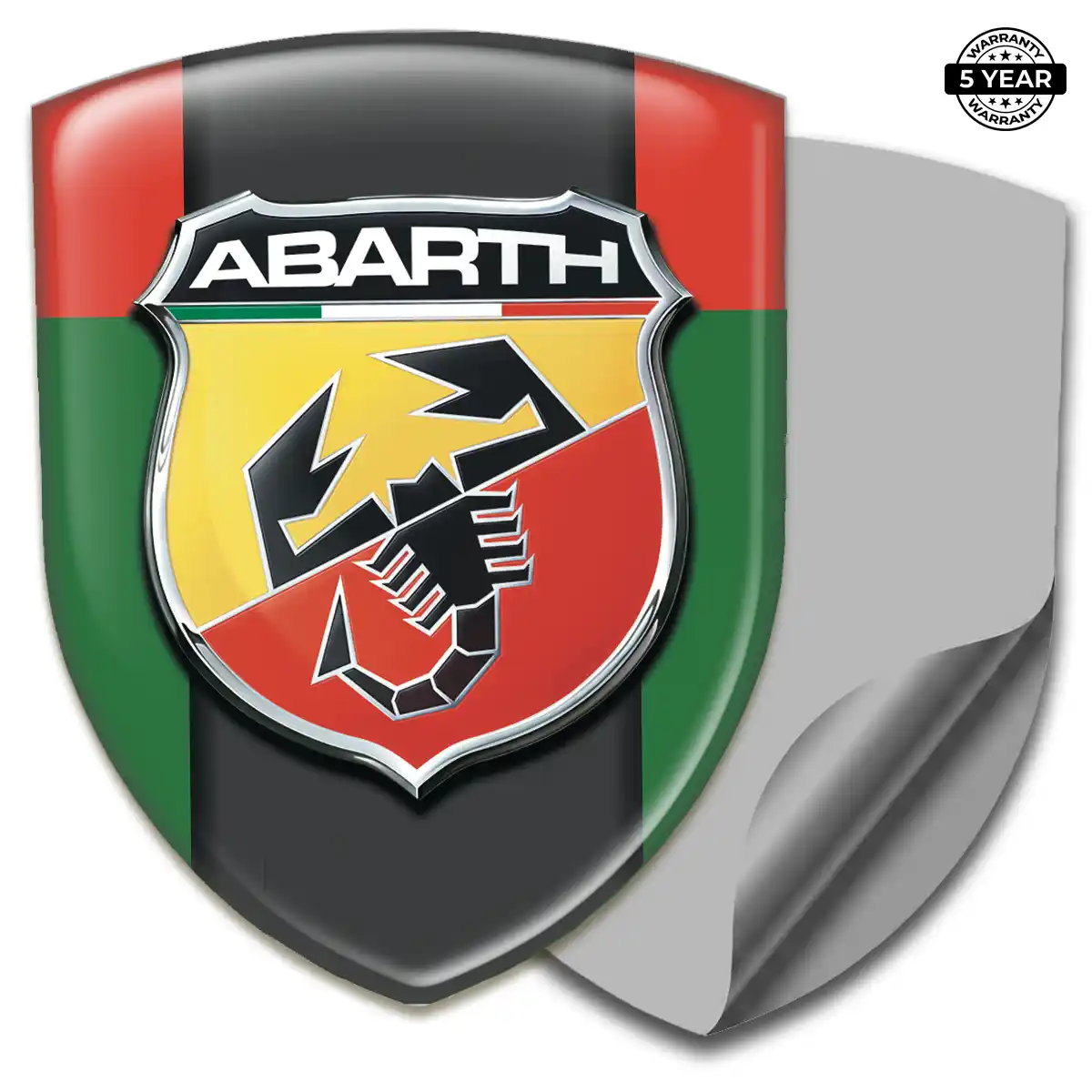 Abarth Car Emblem Sticker Cabin Style