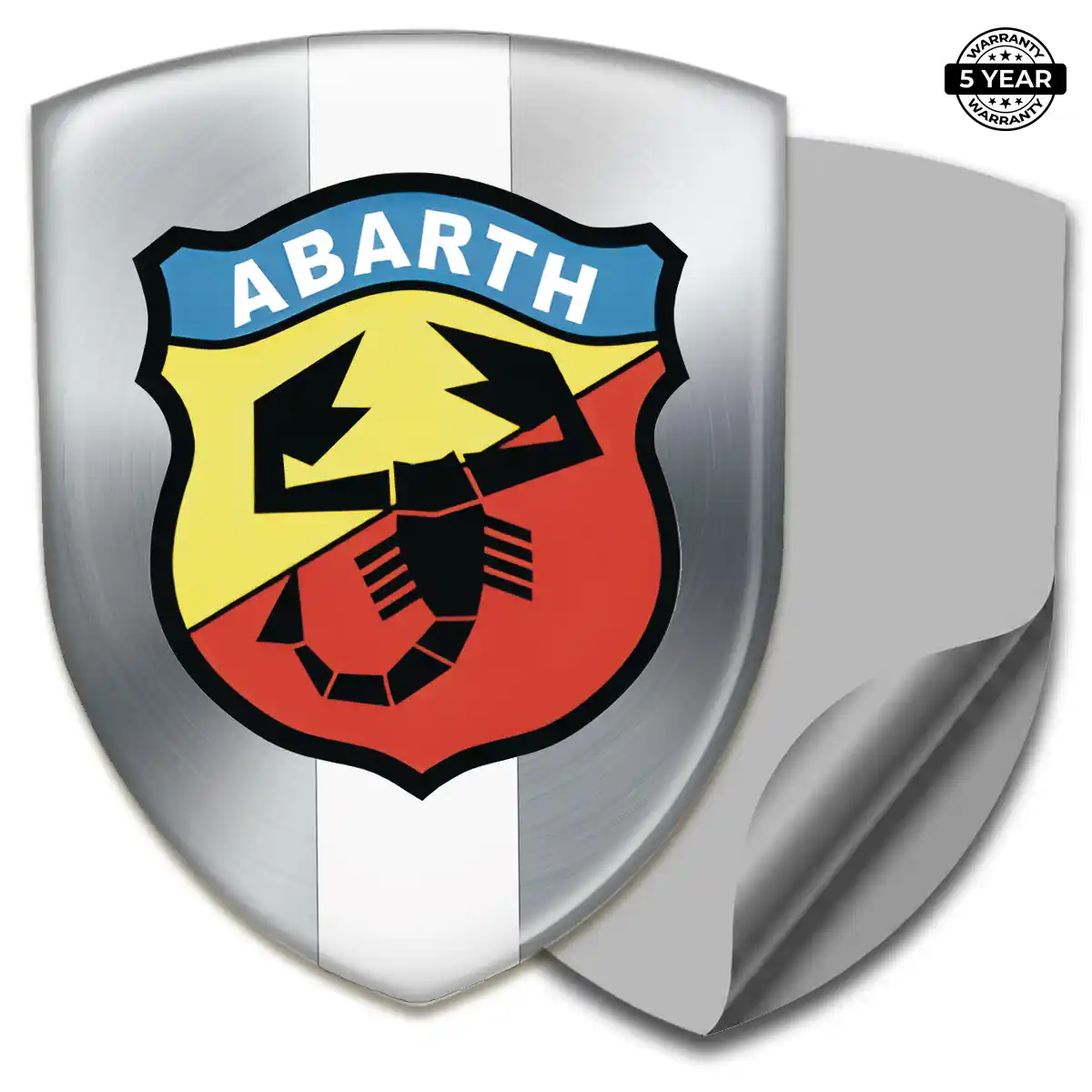 Abarth Car Emblem Sticker Deluxe Edition
