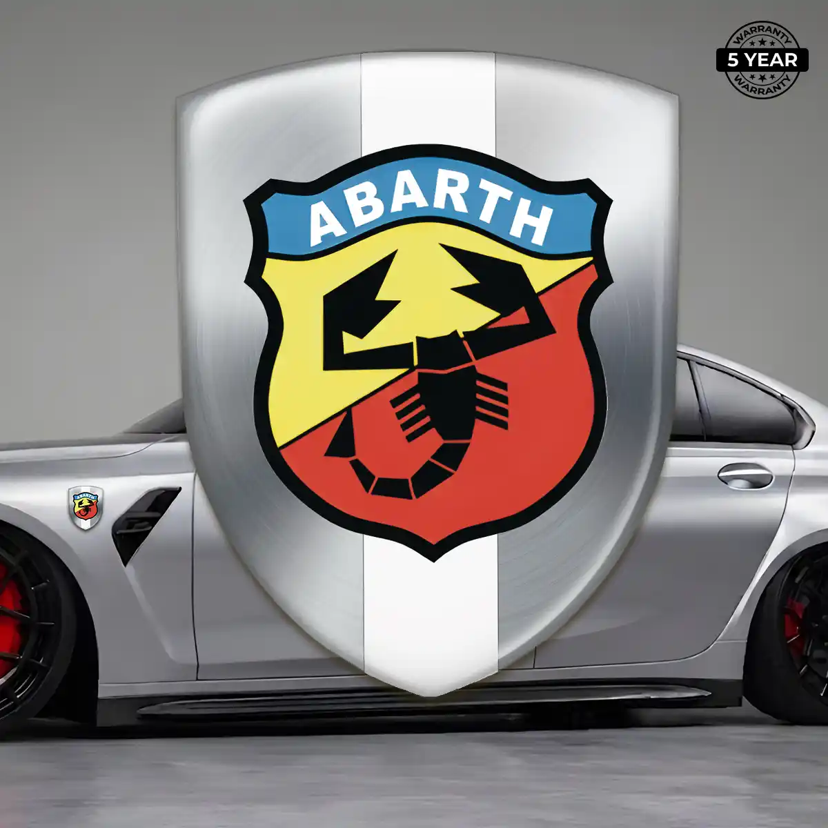 Abarth Car Emblem Sticker Deluxe Edition