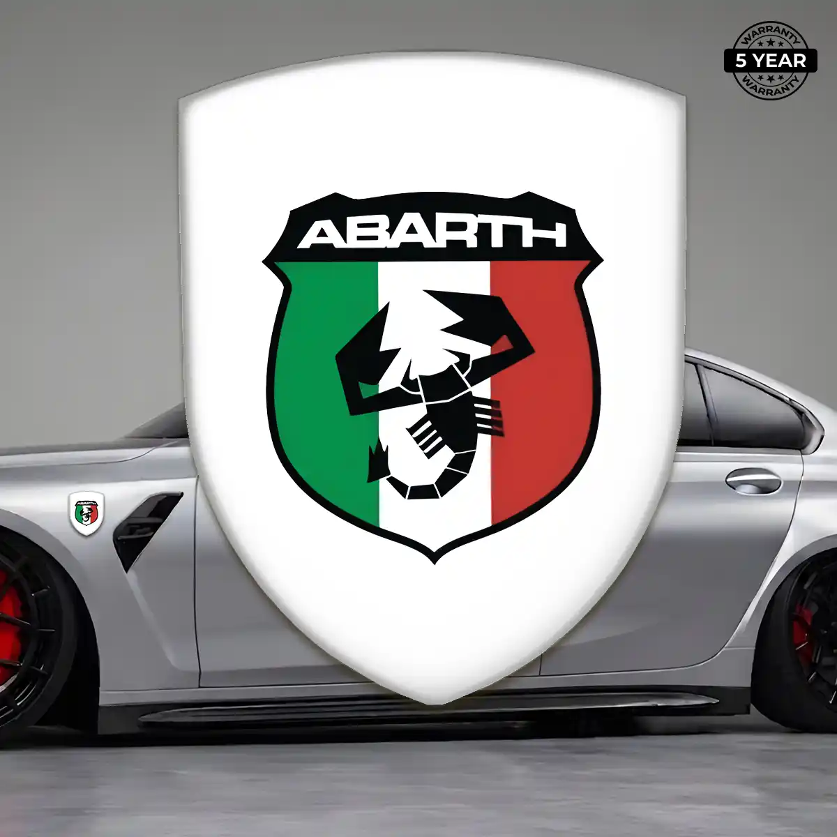 Abarth Car Emblem Sticker Elite Finish