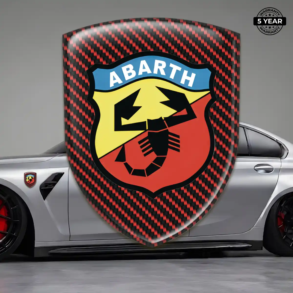 Abarth Car Emblem Sticker Exterior Luxe