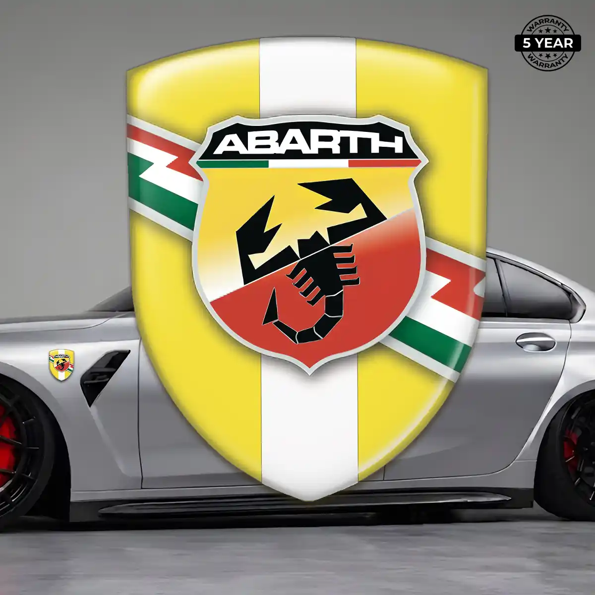 Abarth Car Emblem Sticker Performance Style