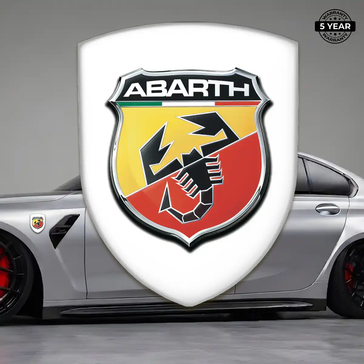 Abarth Car Emblem Sticker Prestige Line
