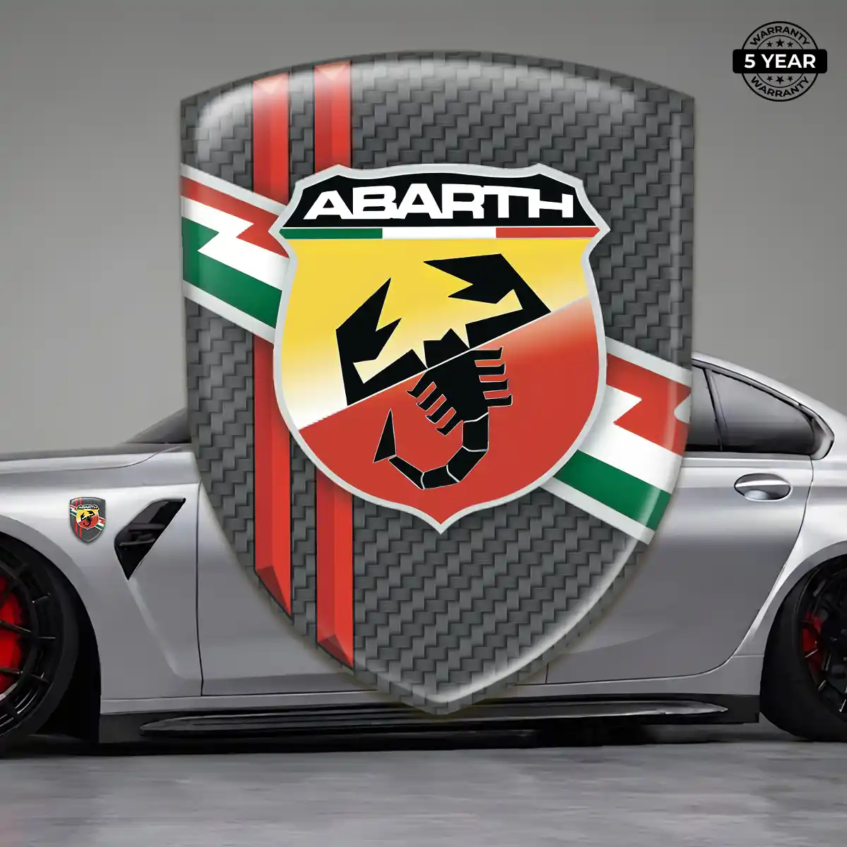 Abarth Car Emblem Sticker Prime Quality