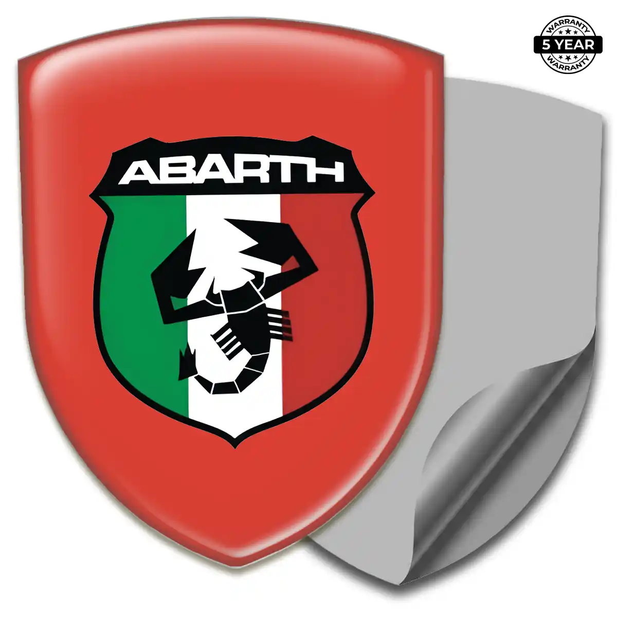 Abarth Car Emblem Sticker Refined Design