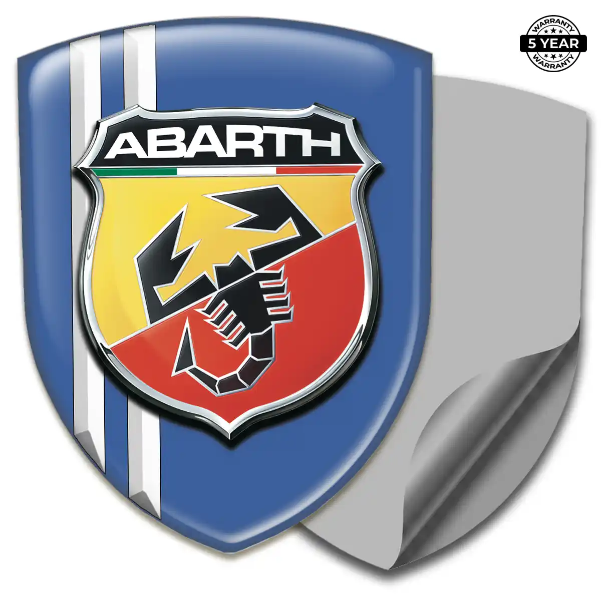 Abarth Car Emblem Sticker Resin Luxe