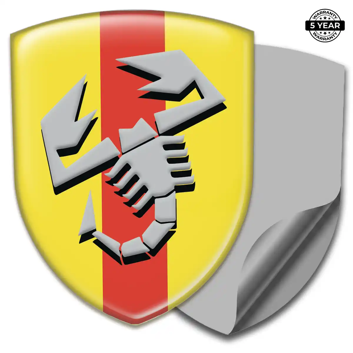 Abarth Car Emblem Sticker Signature Grade
