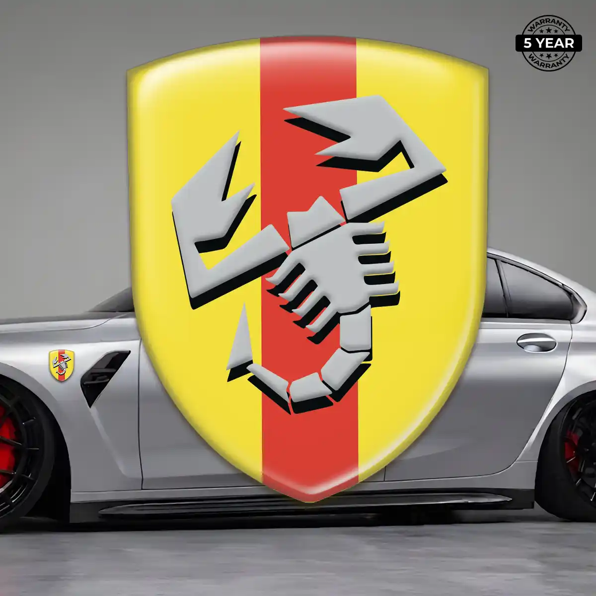 Abarth Car Emblem Sticker Signature Grade