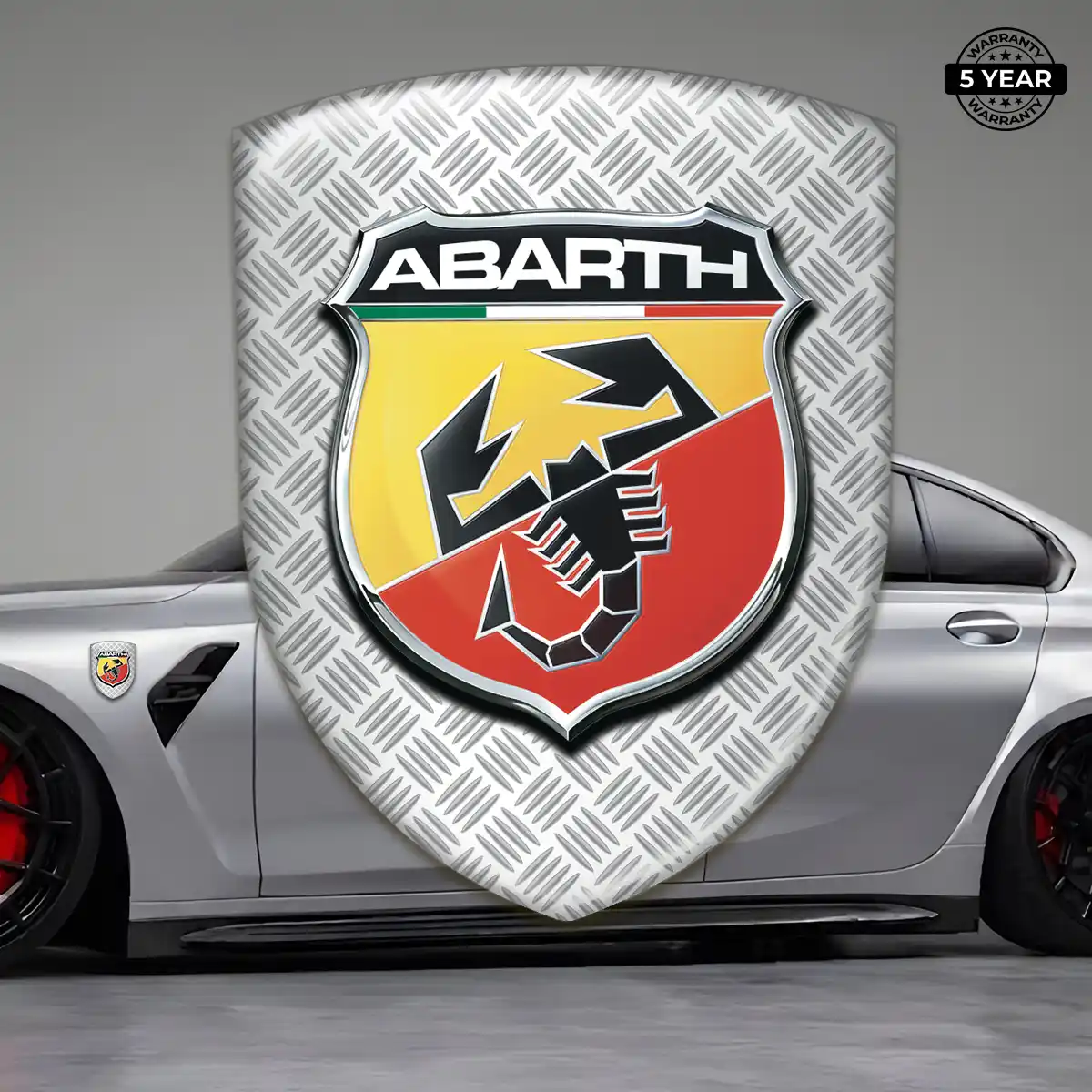 Abarth Car Emblem Sticker Sleek Style