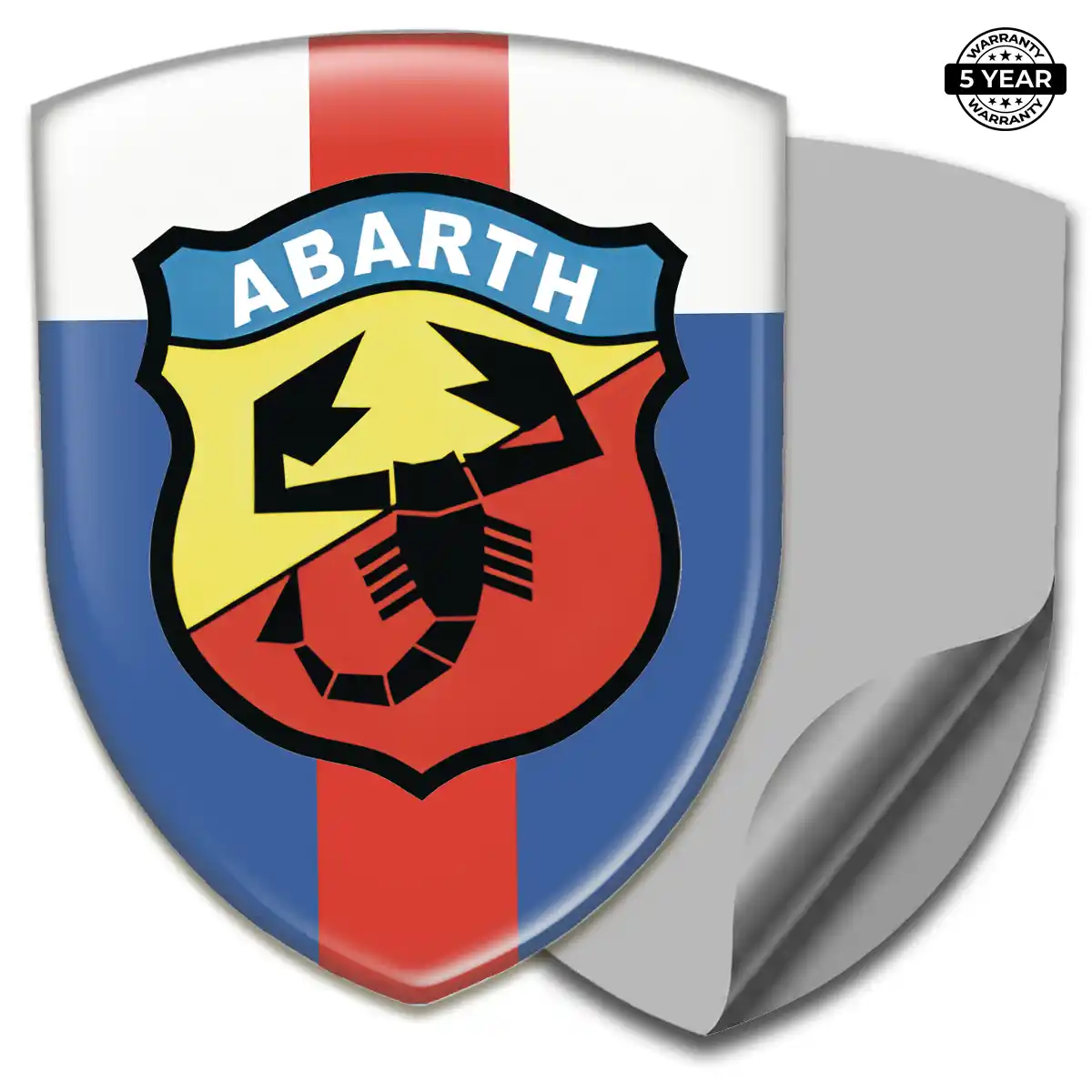 Abarth Car Logo Decal Deluxe Edition