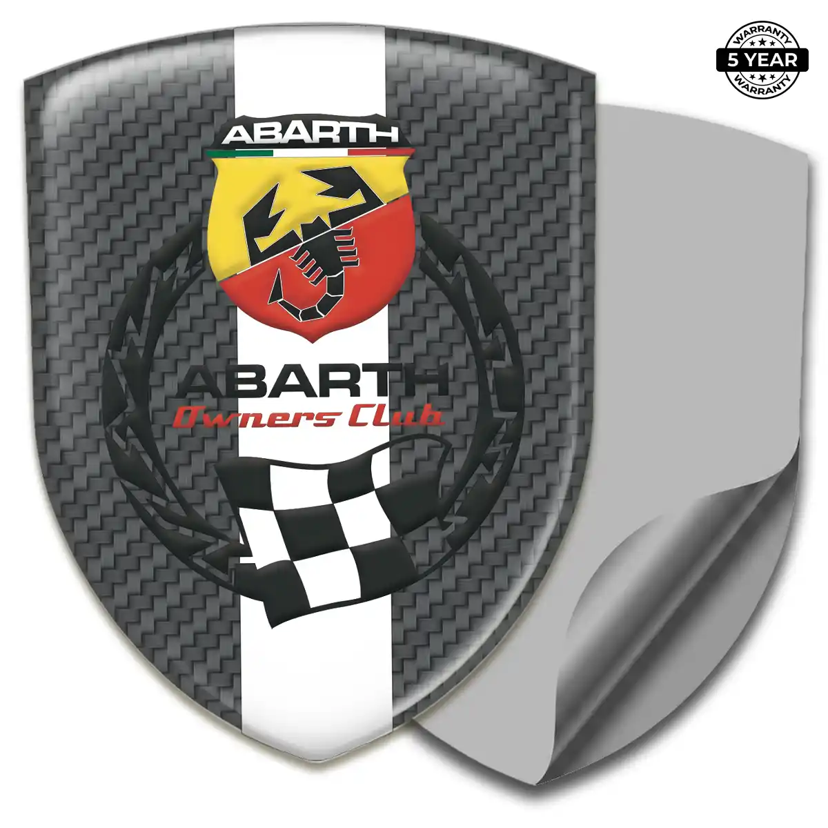 Abarth Car Logo Decal Elite Edition
