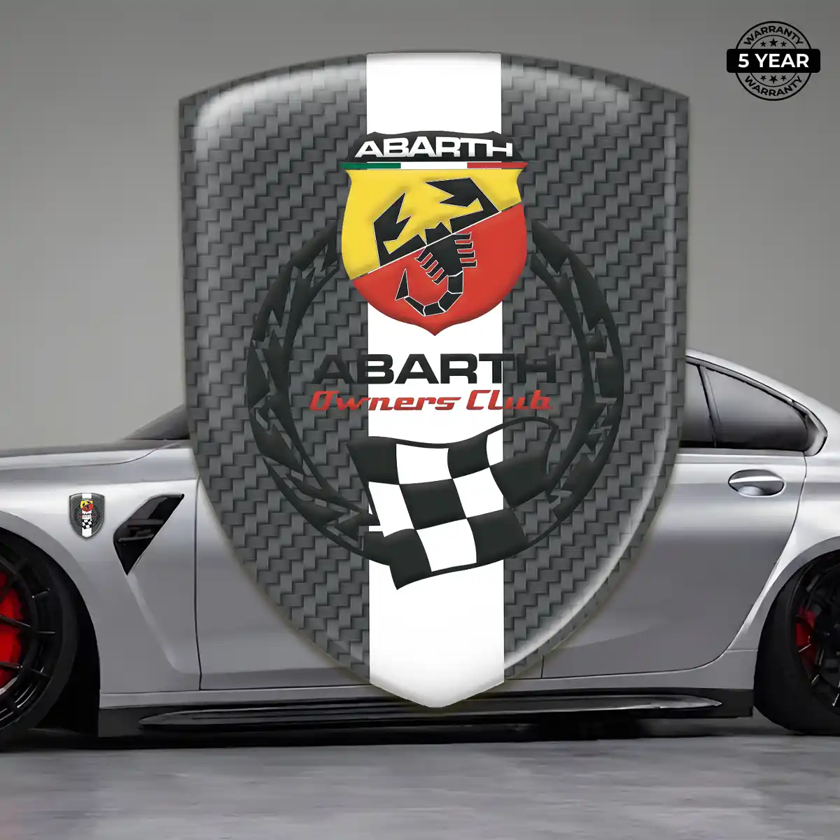 Abarth Car Logo Decal Elite Edition