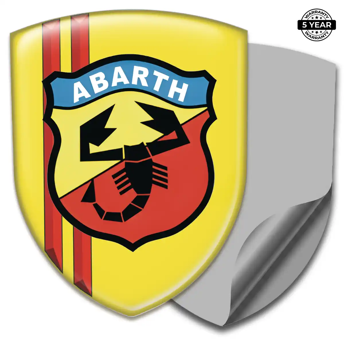 Abarth Car Logo Decal Elite Finish