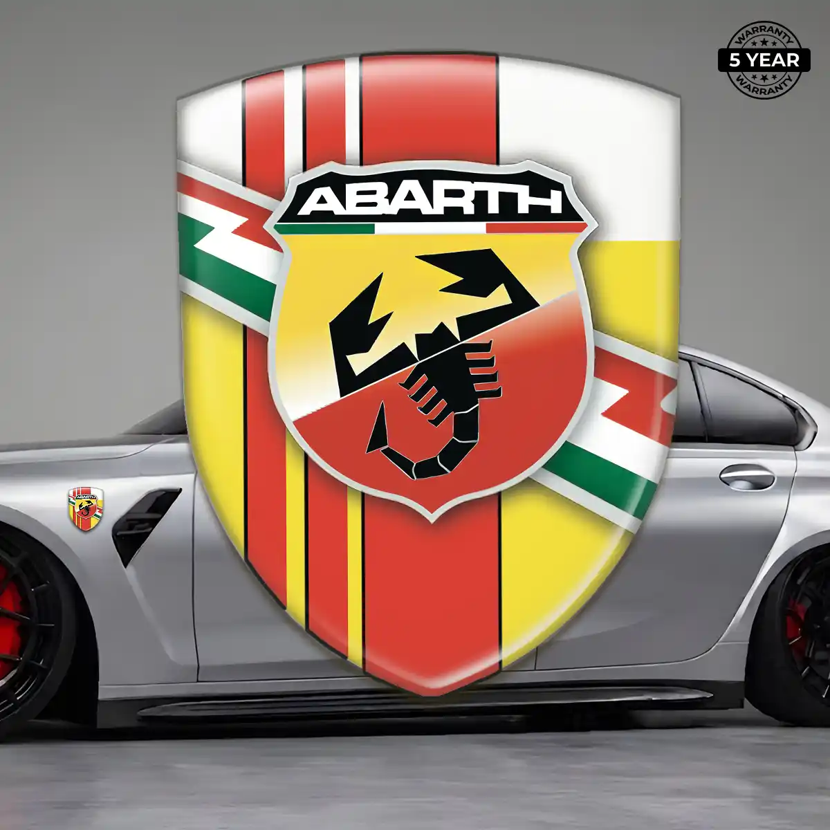 Abarth Car Logo Decal Exterior Luxe