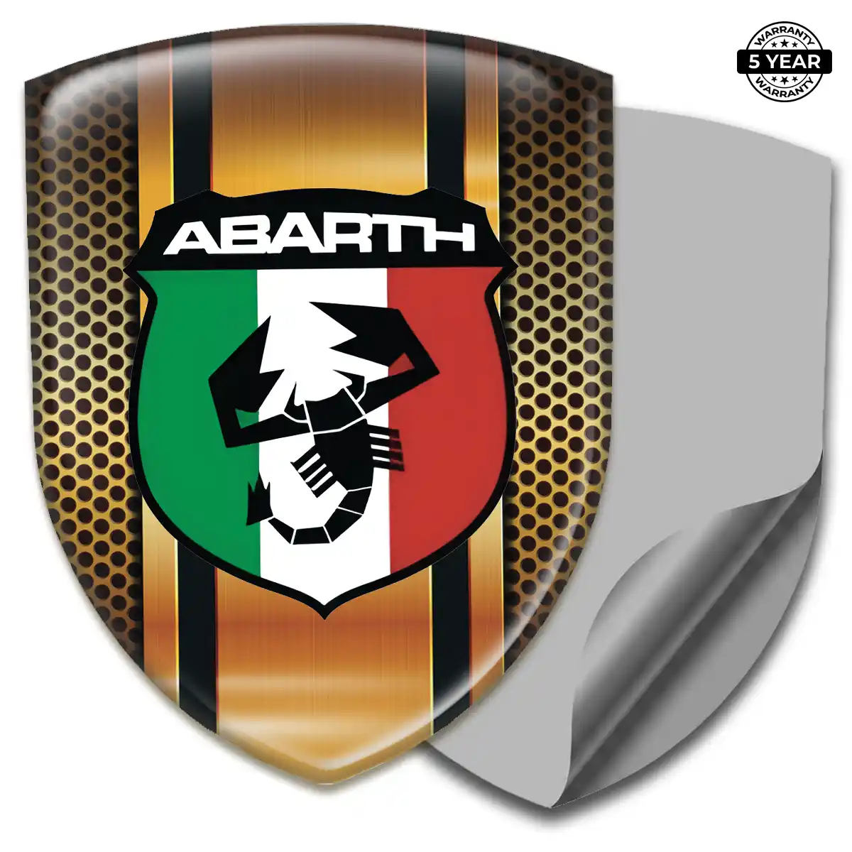 Abarth Car Logo Decal Interior Luxe