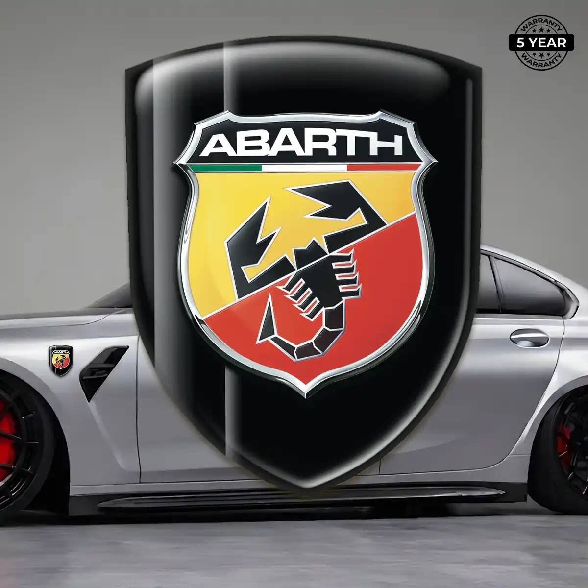 Abarth Car Logo Decal Noble Edition