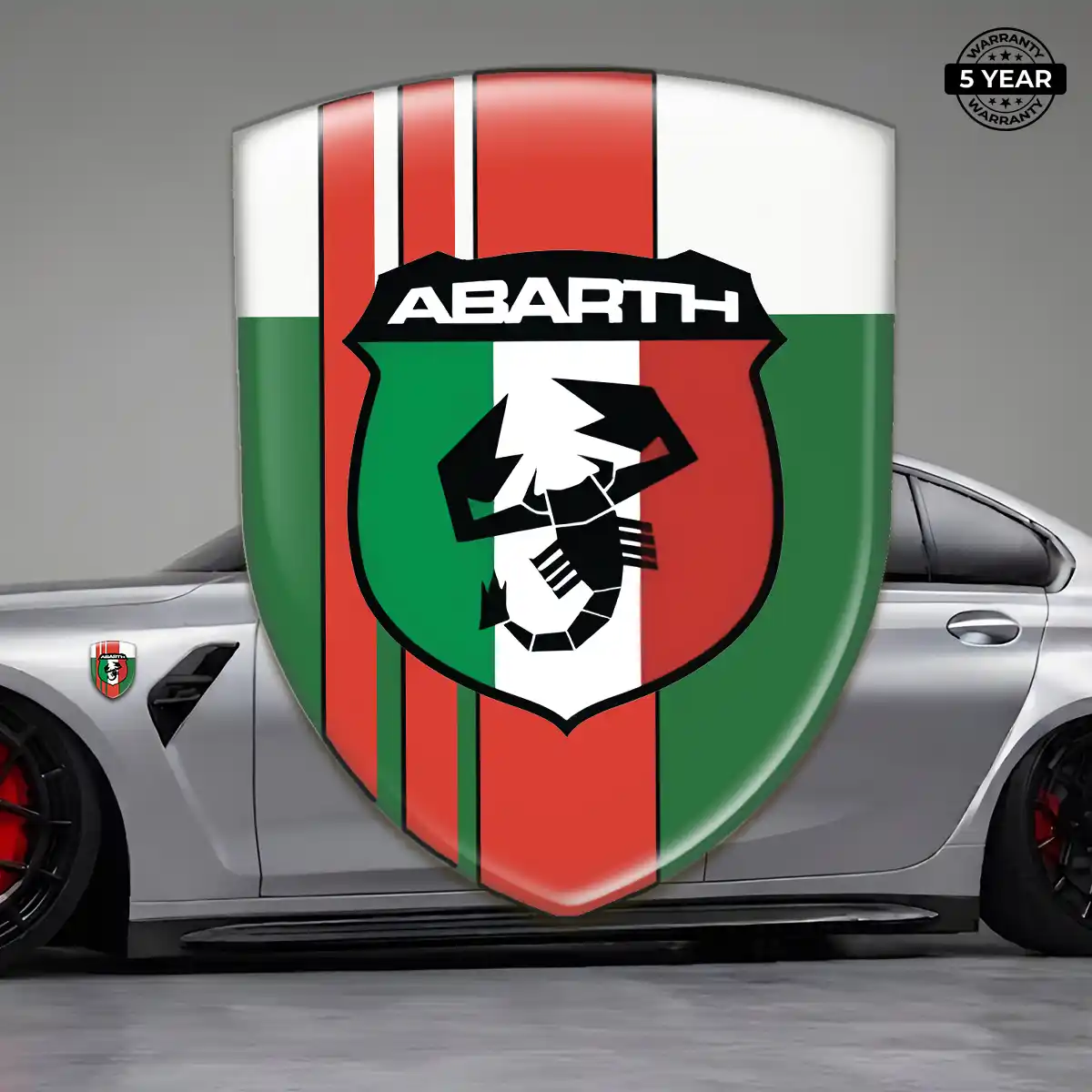 Abarth Car Logo Decal Outer Style