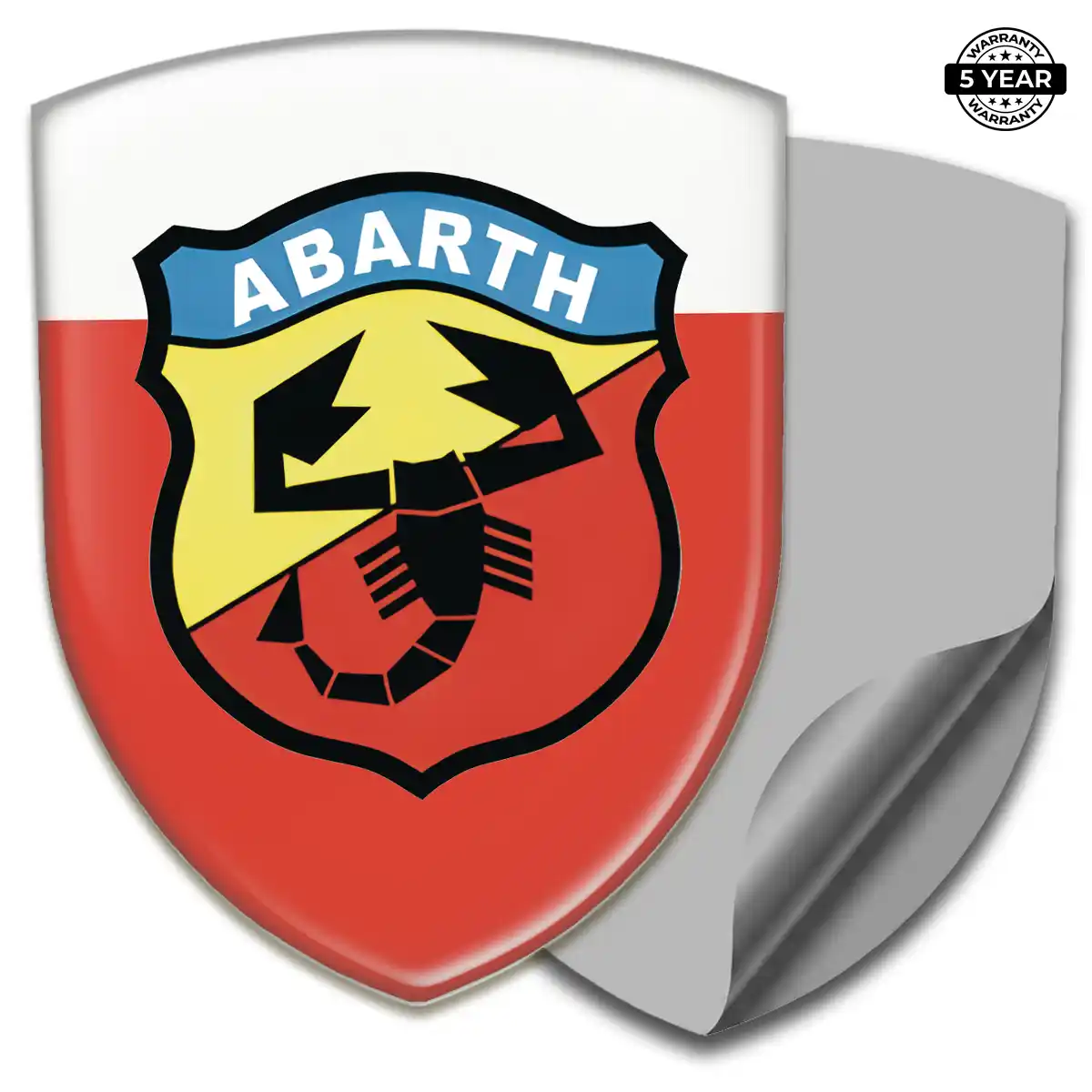 Abarth Car Logo Decal Refined Design