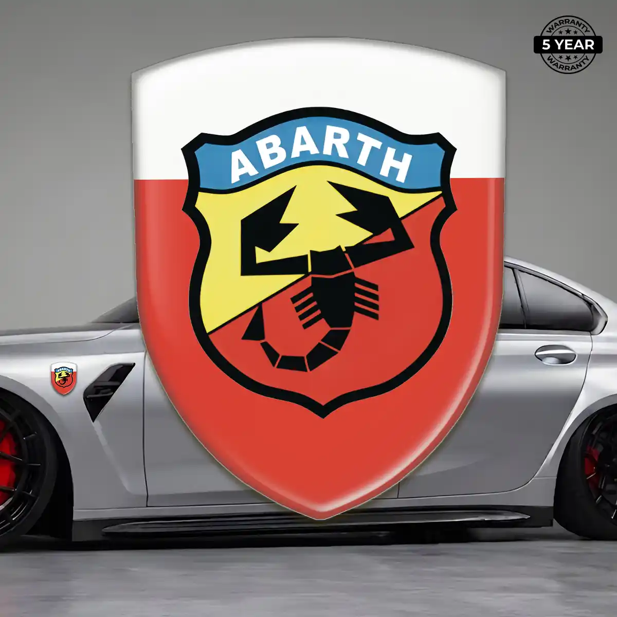 Abarth Car Logo Decal Refined Design
