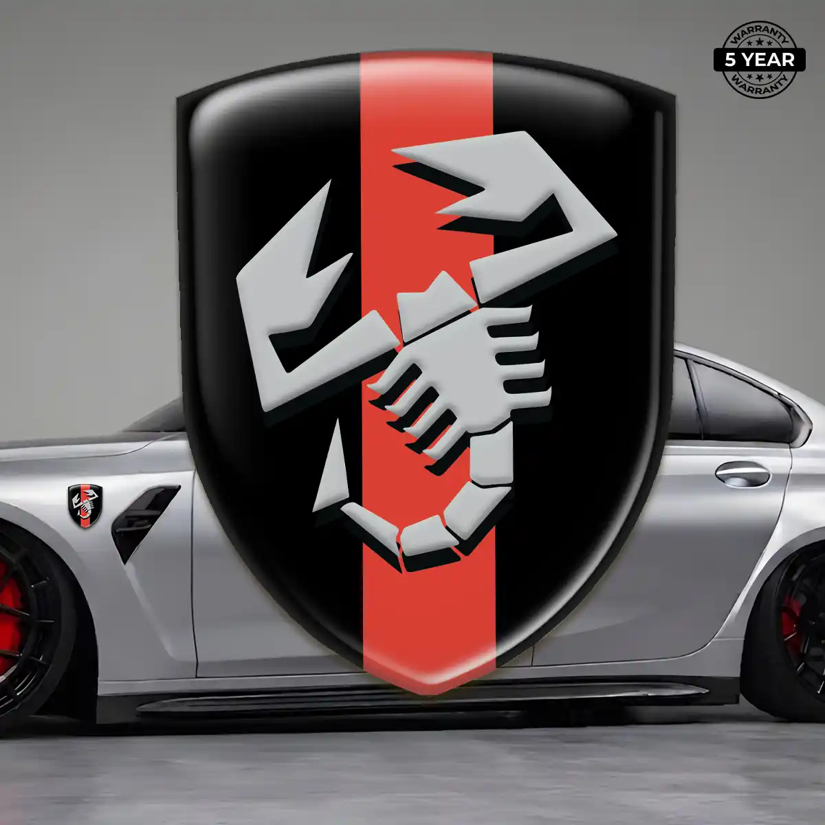 Abarth Car Logo Decal Sleek Style