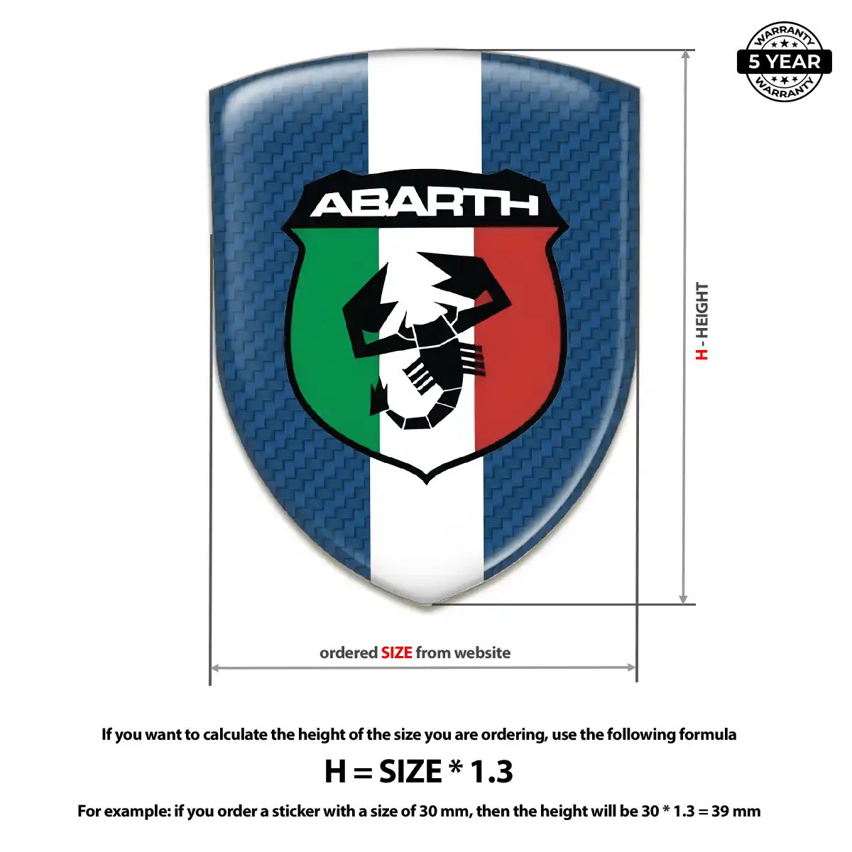 Abarth Car Logo Decal Superior Craft