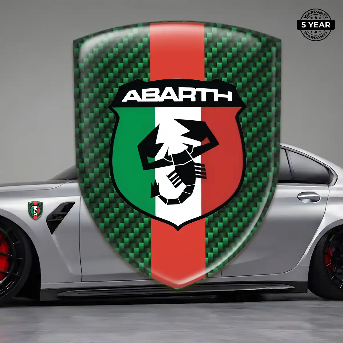 Abarth Crest Emblem Auto Tuning